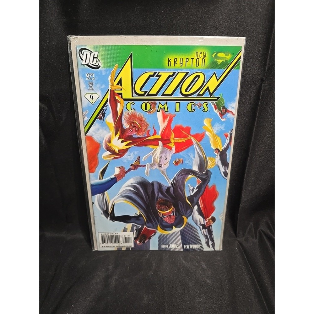 ACTION COMICS # 871 2009 DC COMICS SUPERMAN NEW KRYPTON ALEX ROSS COVER